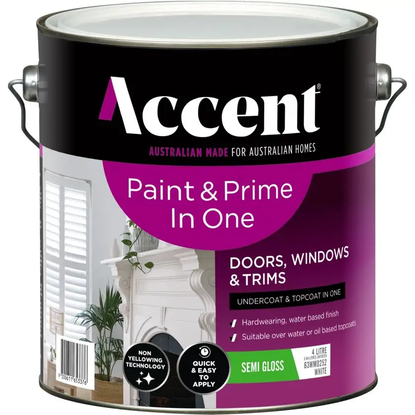 Accent® Paint & Prime In One Doors, Windows & Trims 4L