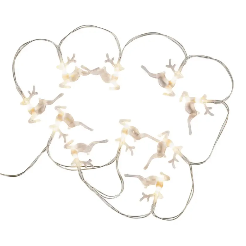 Arlec 10Pce Acrylic Reindeer String Lights