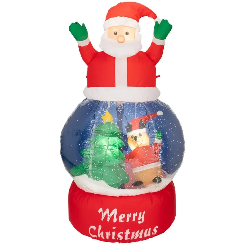 Arlec Inflatable Santa Snow Globe