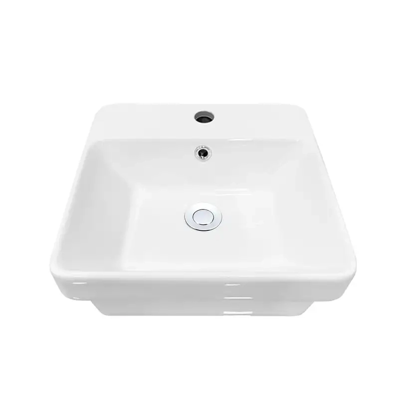 Cartia 400mm Romina Square Semi Recessed Basin