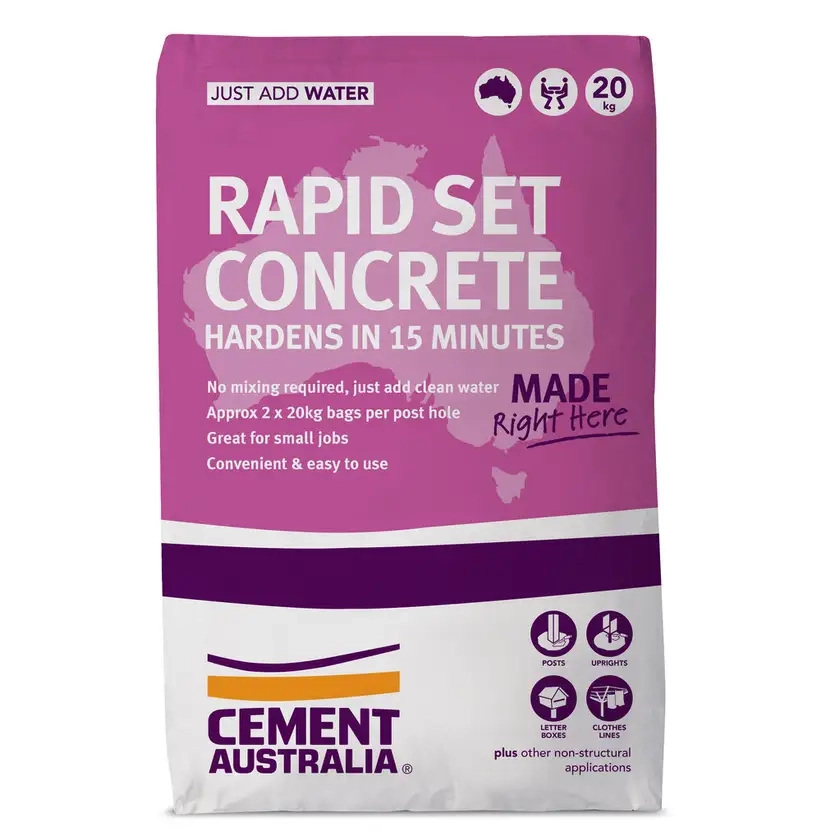 Cement Australia Rapid Set Concrete 20Kg