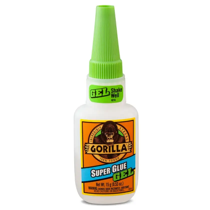 Gorilla 15g Super Glue Gel Twin Pack