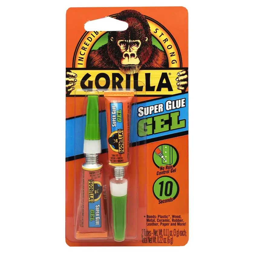 Gorilla 3g Super Glue Gel Twin Pack