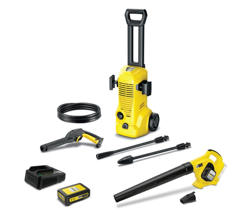 Karcher K2 Premium Pressure Washer & 18V Leaf Blower Kit Bundle