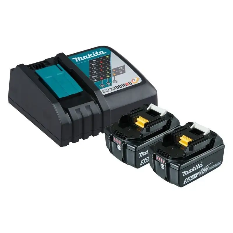 Makita 18V 5.0Ah Li-Ion Charger & Battery Combo