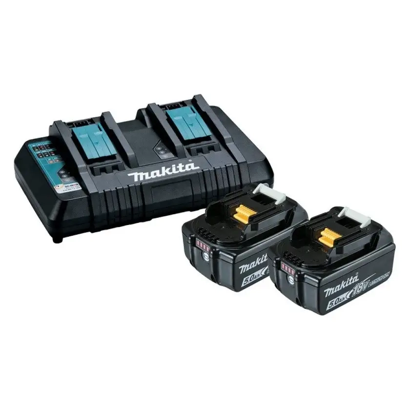 Makita 5.0Ah Dual Battery & Charger