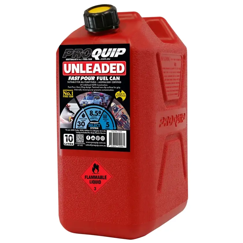 Pro Quip Plastic Jerry Can - Unleaded