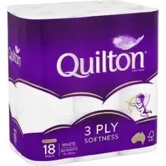 Quilton 3 Ply Toilet Tissue 18Pk