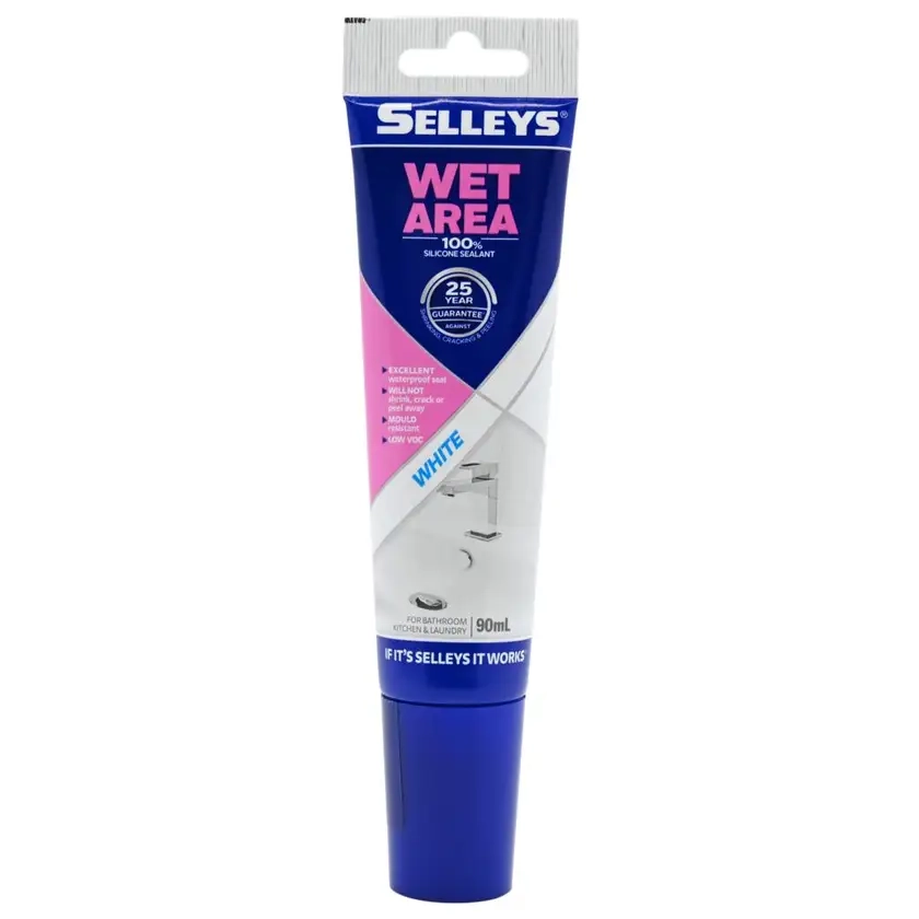 Selleys Wet Area Silicone Sealant 90ml