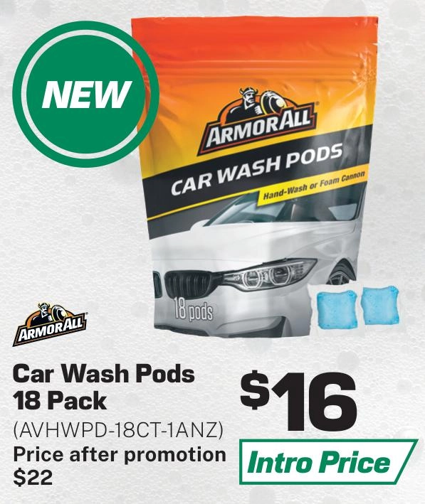 Armor All Car Wash Pods 18 Pack