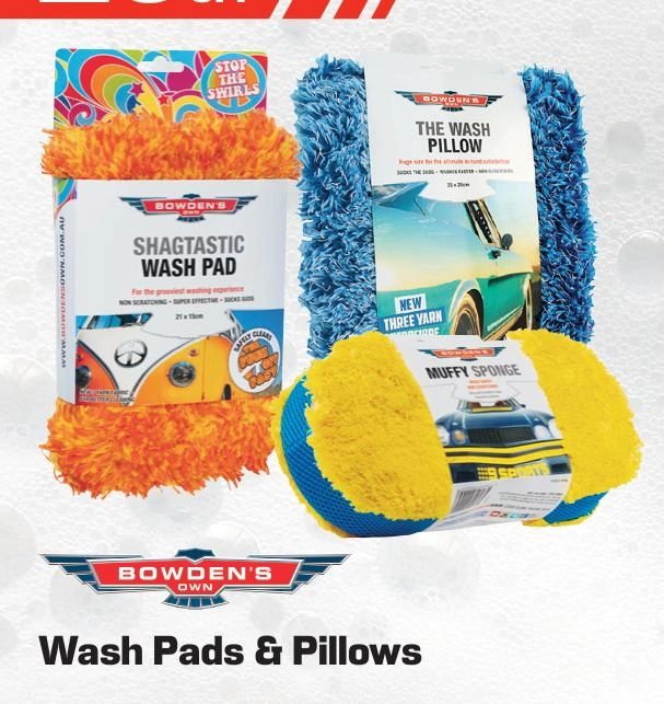 Bowden's Own Wash Pads & Pillows