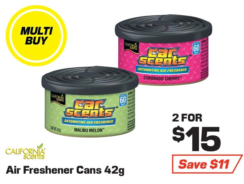 California Scents Air Freshener Cans 42g