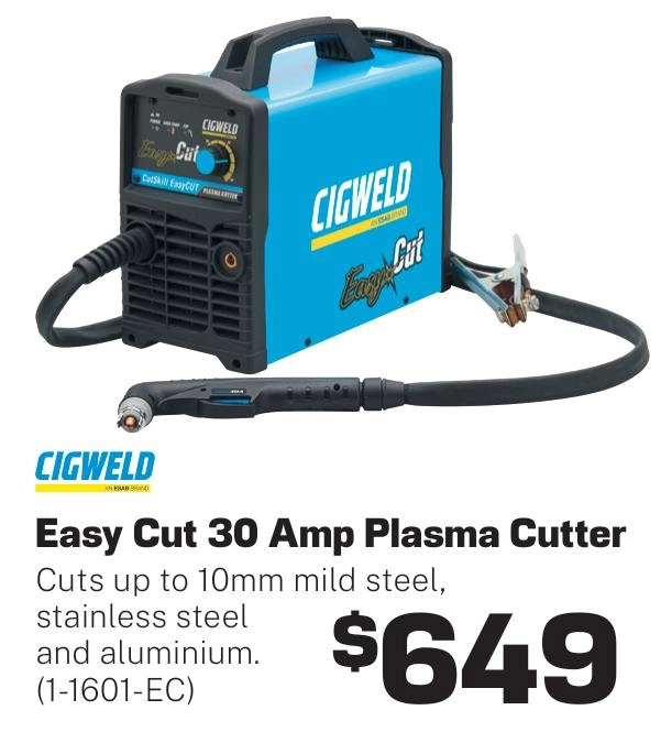 Cigweld CutSkill EasyCut 30 Amp Plasma Cutter - 1-1601-EC