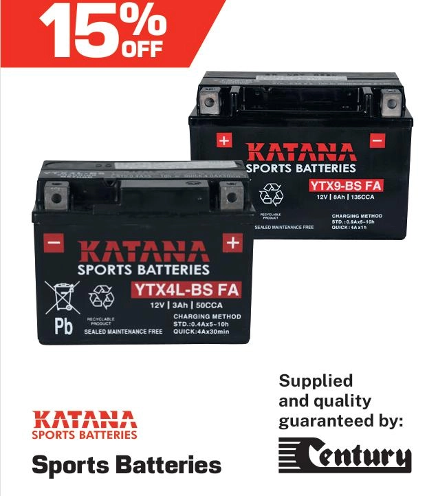 Katana Sports Batteries