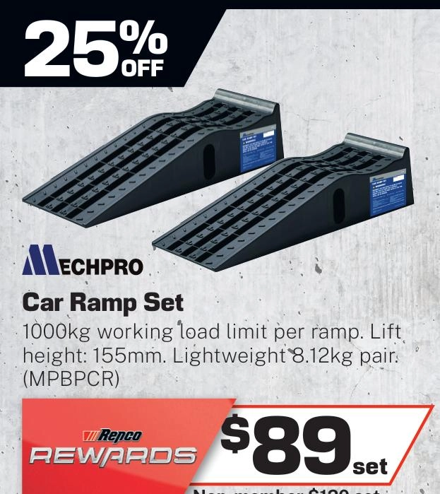 Mechpro Car Ramps Set 2000kg - MPBPCR