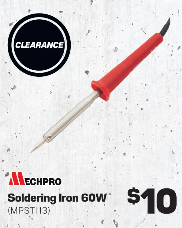 Mechpro Red Soldering Iron 60W - MPST113