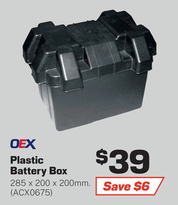 Oex Plastic Battery Box