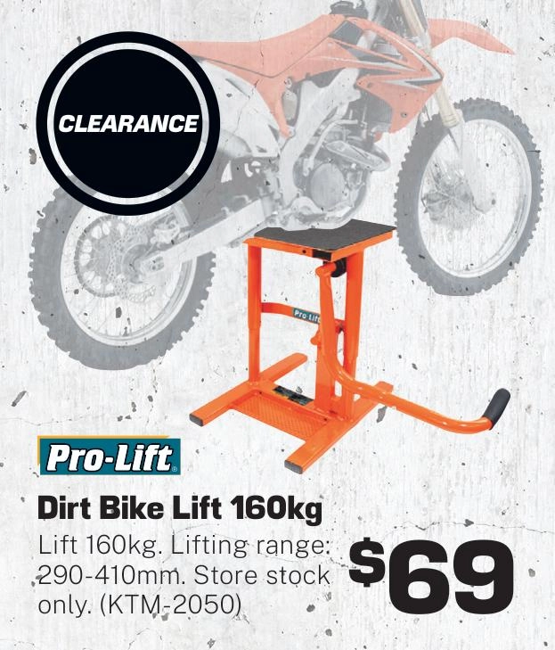 Pro-Lift Dirt Bike Lift - 160Kg - KTM-2050