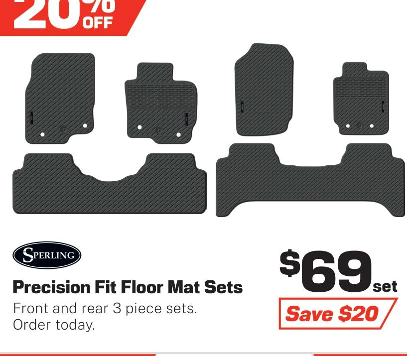 Sperling Precision Fit Floor Mat Sets