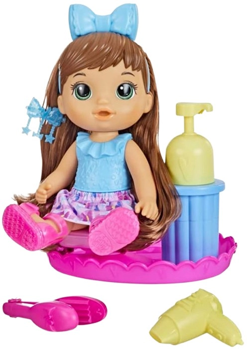 Baby Alive Sudsy Salon Brown Hair 30cm