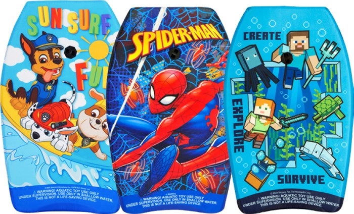 Body Boards 66cm - Paw Patrol, Minecraft, Spiderman - Assorted