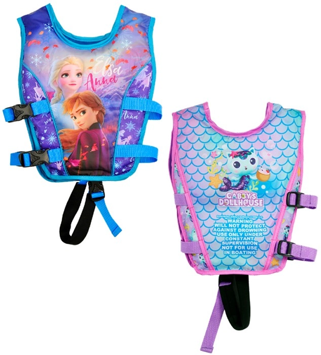 Disney Frozen or Gabby's Dollhouse Swim Vest - Assorted