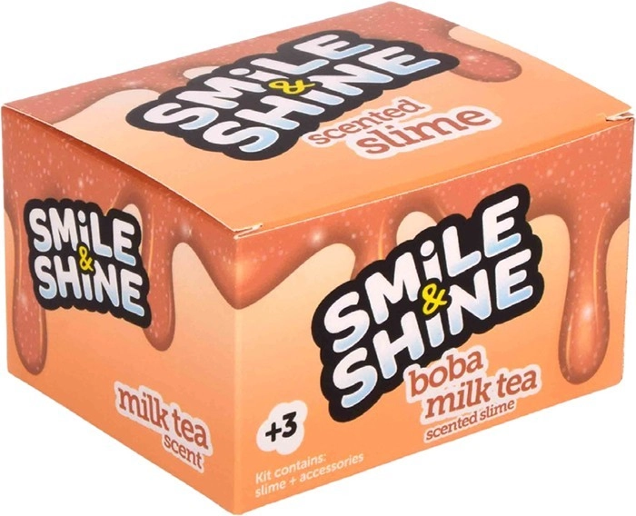 NEW Smile & Shine Boba Milk Tea Scented Slime