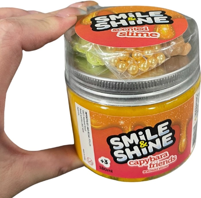 NEW Smile & Shine Capybara Friends Scented Slime