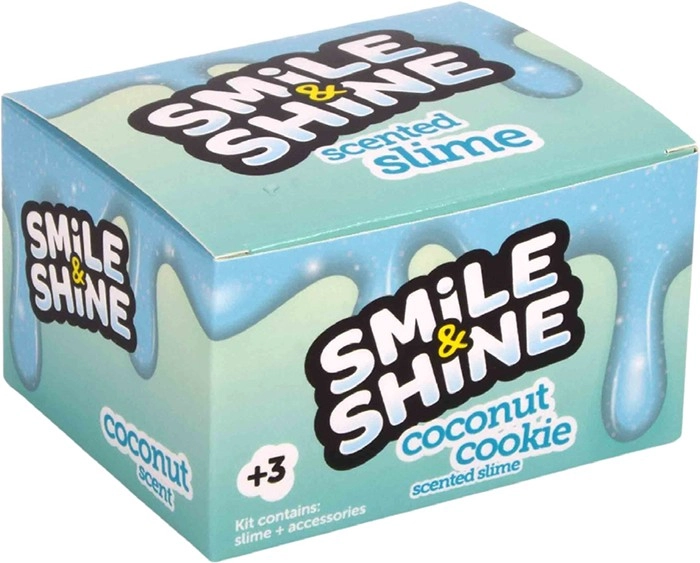 NEW Smile & Shine Coconut Cookie Scented Slime