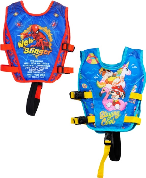 Paw Patrol or Spiderman Swim Vest - Assorted