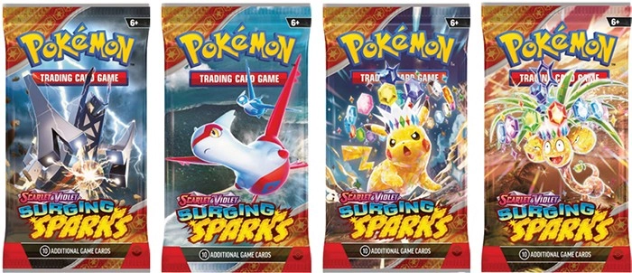 Pokemon TCG Scarlet & Violet-Surging Sparks Sleeved Booster Pack