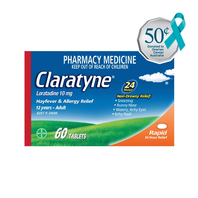 Claratyne 10mg 60 Tablets