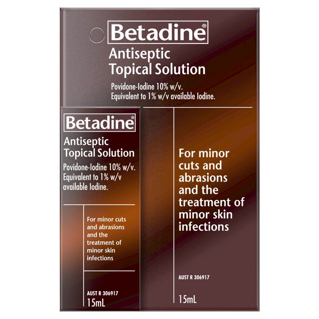 Betadine Antiseptic Liquid 10% 15ml