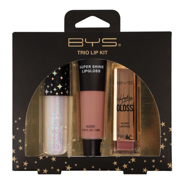 BYS Glitter Trio Lip Kit