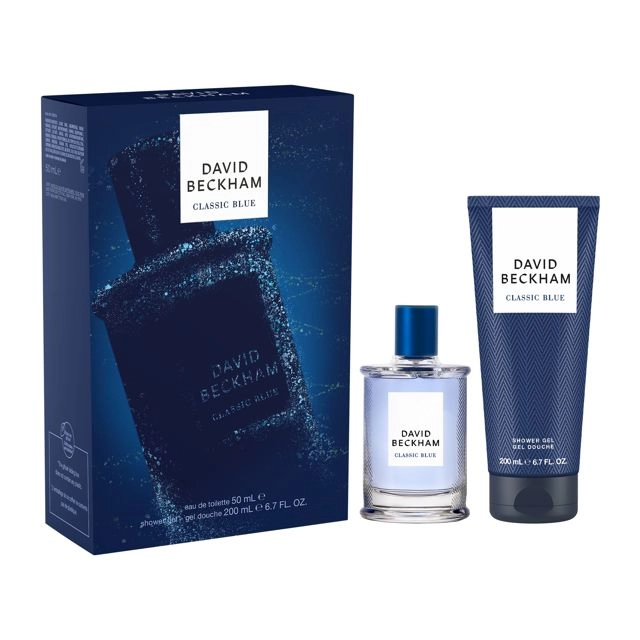 David Beckham Classic Blue EDT 50ml Gift Set 2 Piece