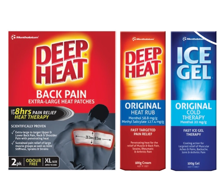 Deep Heat or Ice Selected Range