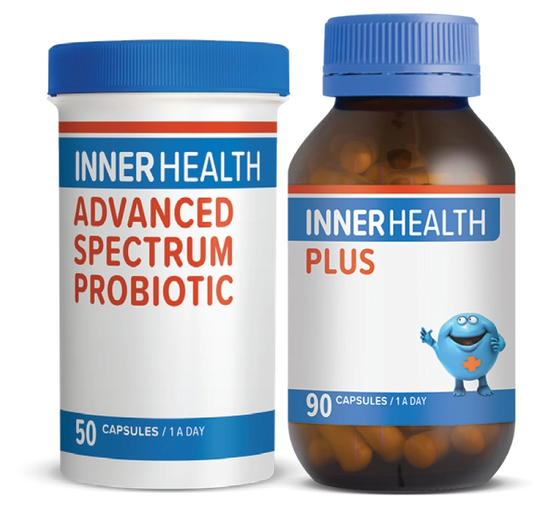 Inner Health Advanced Spectrum Probiotic 50 Capsules or Plus 90 Capsules