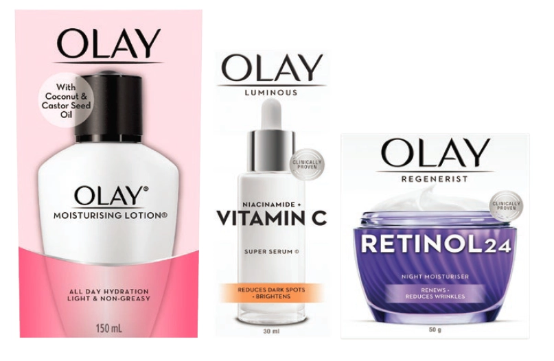 Olay Selected Range