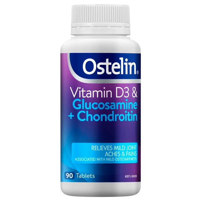 Ostelin Vitamin D3 & Glucosamine + Chondroitin 90 tablets