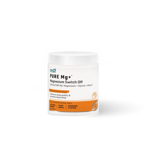 SFI Health Pure Mg+ Magnesium Switch Off 165g