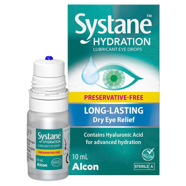 Systane Hydration Multi-Dose Preservative-Free Lubricant Eye Drops 10ml