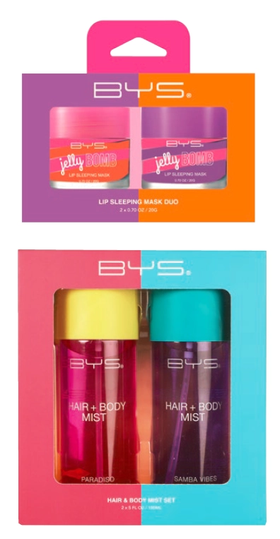 BYS Neon Duo Lip Sleeping Masks, Neon Fragrance Mist Set 2 Piece