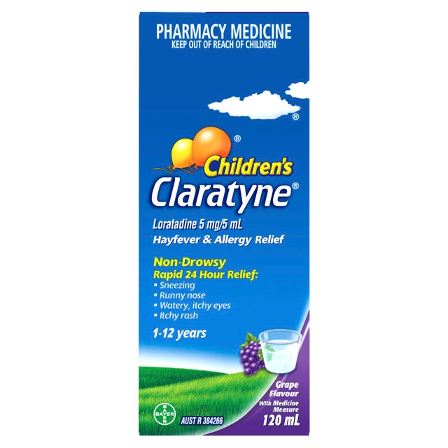 Claratyne Children’s Grape Flavour 120ml