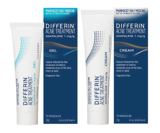 Differin Acne Treatment Gel or Cream 30g