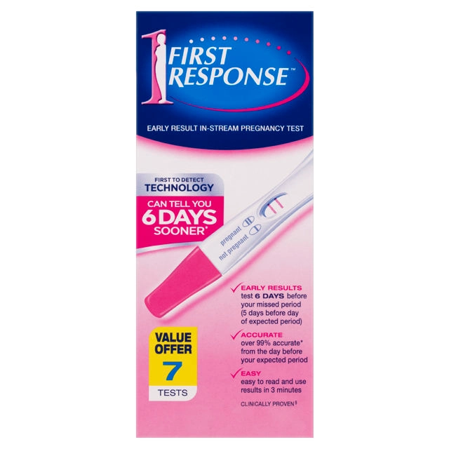 First Response Pregnancy Test 6 Plus 1 Instream Value Pack