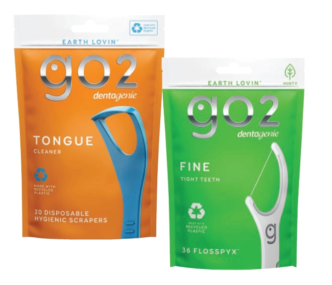 Go2 Tongue Cleaner 20 Pack or Fine Flosspyx Minty 36 Pack