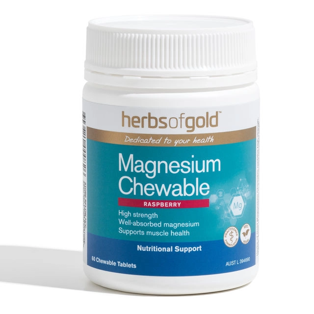 Herbs of Gold Magnesium Chewable 60 Chewable Tablets