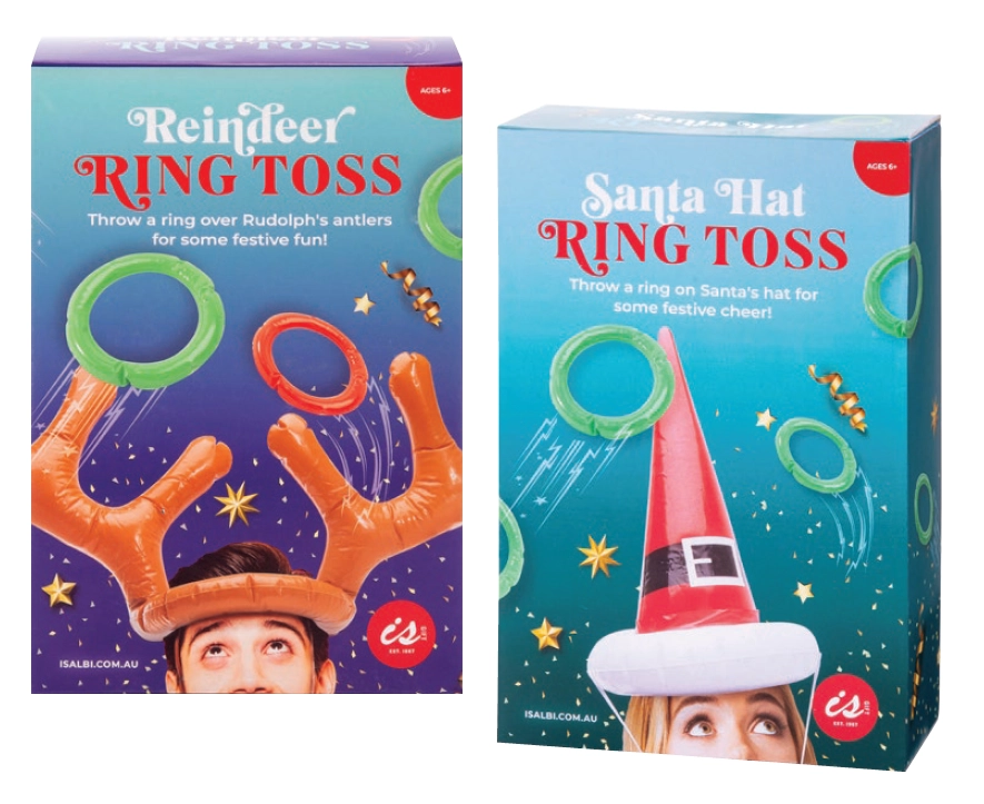 IS Gift Reindeer, Santa Hat Ring Toss