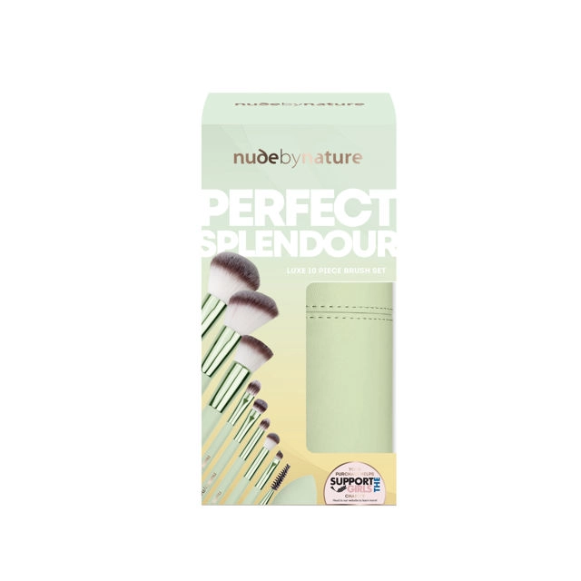 Nude by Nature Perfect Splendour Brush Gift Set 10 Piece