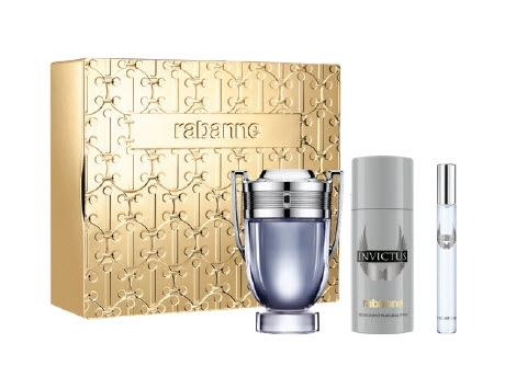 Rabanne Invictus EDT 100ml Gift Set 3 Piece